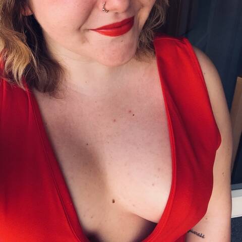 Lady in red